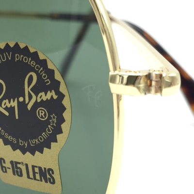 Ray-Ban RB3561 001 Gold General Sunglasses - Classic Green Lenses