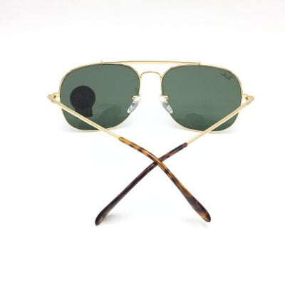 Ray-Ban RB3561 001 Gold General Sunglasses - Classic Green Lenses