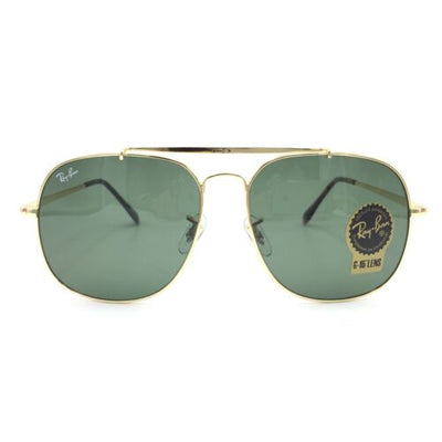 Ray-Ban RB3561 001 Gold General Sunglasses - Classic Green Lenses