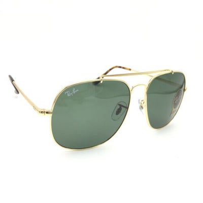 Ray-Ban RB3561 001 Gold General Sunglasses - Classic Green Lenses