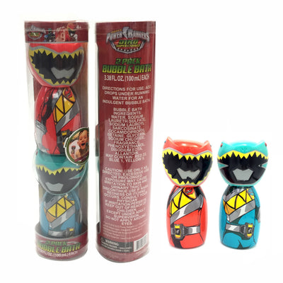 Batman Superman & Power Ranger Bath Buddies Bubble Bath