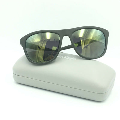 Calvin Klein CK30175S 317 Square Matte Green Sunglasses