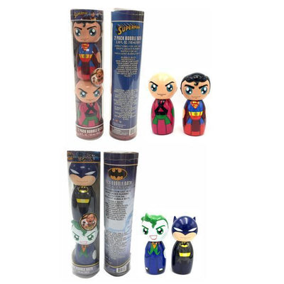 Batman Superman & Power Ranger Bath Buddies Bubble Bath