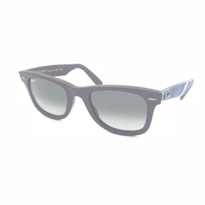 New Ray-Ban RB2140 6064/71 Wayfarer Purple Sunglasses w/ Gray Lenses 50mm