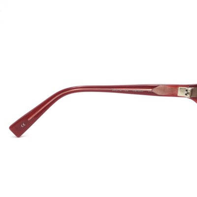 Oliver Peoples Candice SCA Red Pink Butterfly Sunglasses Gradient Brown Lenses