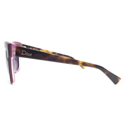 Christian Dior DiorGraphic 3C45S Designer Cat Eye Sunglasses Mirrored Gray Lens