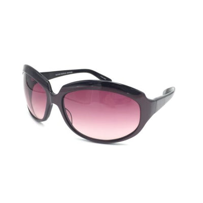 Oliver Peoples AU Black Violet Butterfly Sunglasses w/ Gradient Violet Lenses