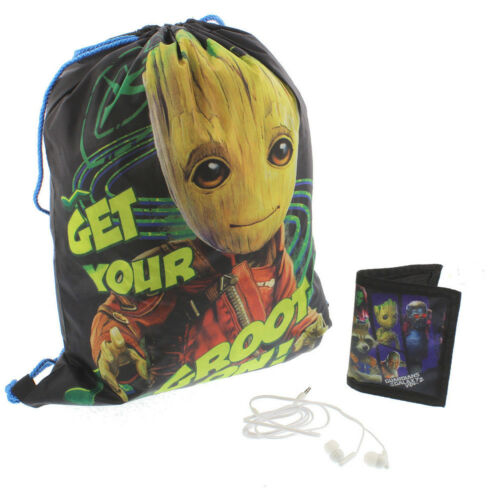 3pc GROOT GUARDIAN OF THE GALAXY CINCH BAG SET
