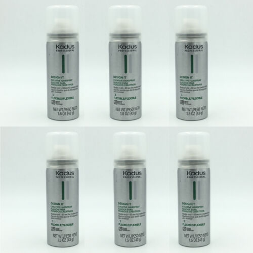 Kadus Professional Design it Creative Hair Spray 1.5 oz 43 g Lot of 6