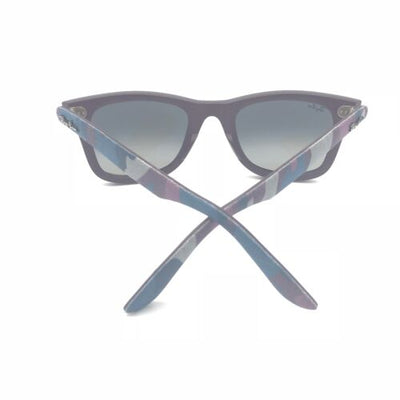 New Ray-Ban RB2140 6064/71 Wayfarer Purple Sunglasses w/ Gray Lenses 50mm
