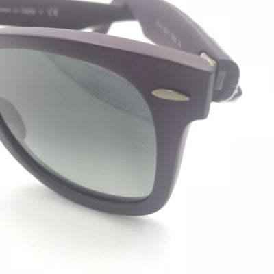 New Ray-Ban RB2140 6064/71 Wayfarer Purple Sunglasses w/ Gray Lenses 50mm