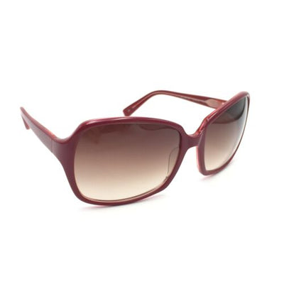 Oliver Peoples Candice SCA Red Pink Butterfly Sunglasses Gradient Brown Lenses