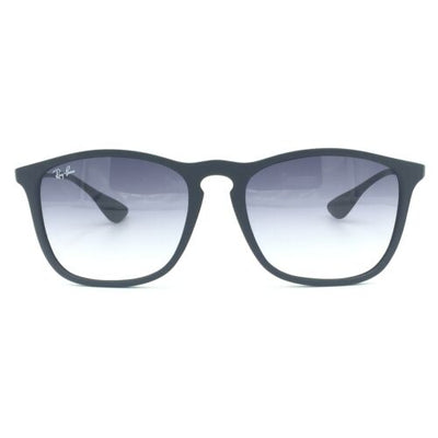 Ray-Ban RB4187 622/8G Chris Black Squared Sunglasses Gradient Lens 54mm