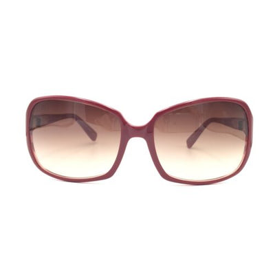 Oliver Peoples Candice SCA Red Pink Butterfly Sunglasses Gradient Brown Lenses