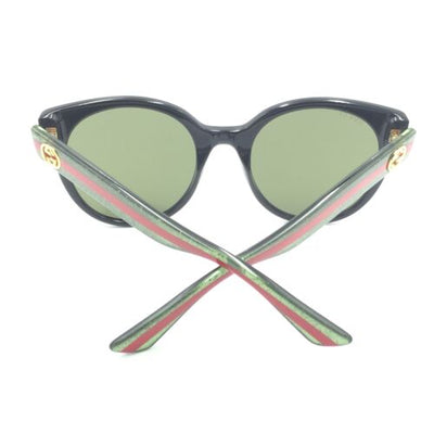 Gucci GG0035S 002 Black Glitter Green Red W/ Green  Lenses 54mm
