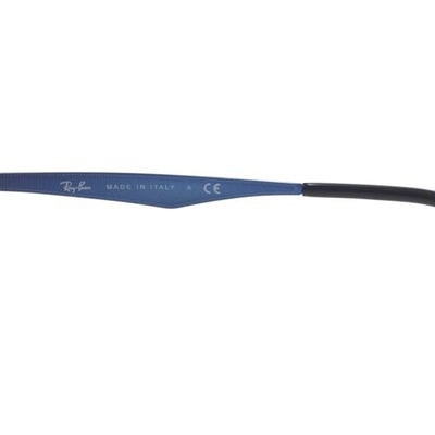 Ray-Ban RB3537 185/11 Round Blue Sunglasses with 51mm Grey Gradient Lenses