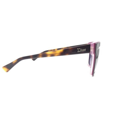 Christian Dior DiorGraphic 3C45S Designer Cat Eye Sunglasses Mirrored Gray Lens