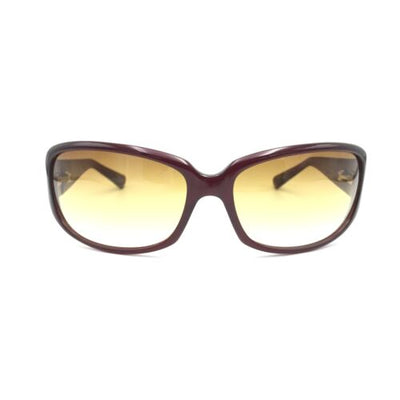 Oliver Peoples Kali Sienna Red Rectangular Sunglasses Gradient Amber Bronze Lens