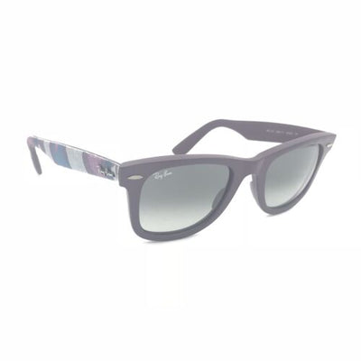 New Ray-Ban RB2140 6064/71 Wayfarer Purple Sunglasses w/ Gray Lenses 50mm