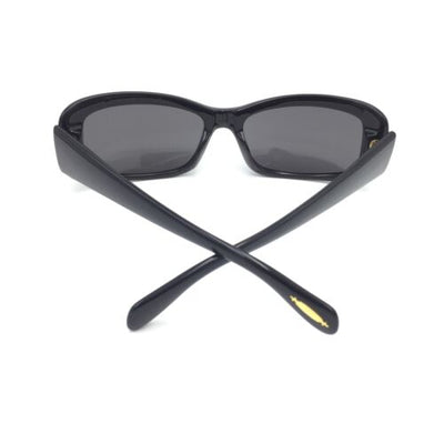 Oliver Peoples Darcey BK Black Rectangular Sunglasses w/ Gray Lenses