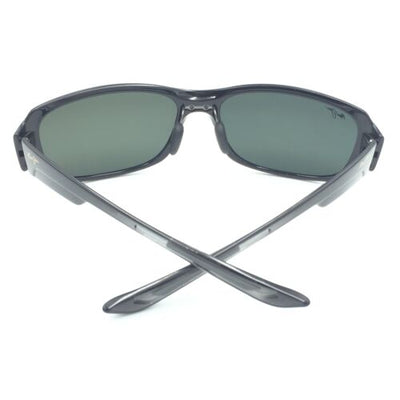 Maui Jim Bamboo Forest 415-02J Black  Gray W/Gray Polarized Lenses 60mm