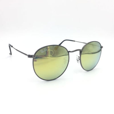 Ray-Ban RB3447 029/93 Gunmetal Round Sunglasses