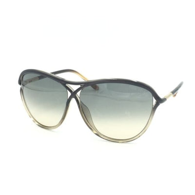 Tom Ford Tabitha TF183 20B Transparent Gray Clear W/ Grey Gradient Lenses 59mm