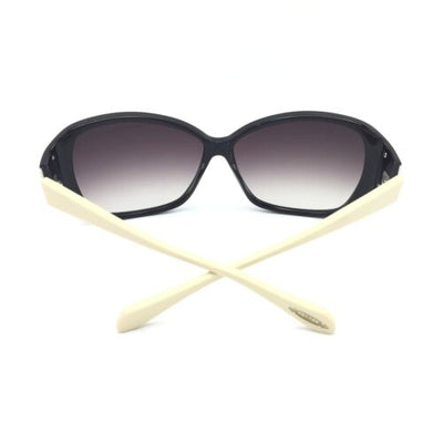 Oliver Peoples IISA BKBQ Black Crème Butterfly Sunglasses w/ Gradient Lenses