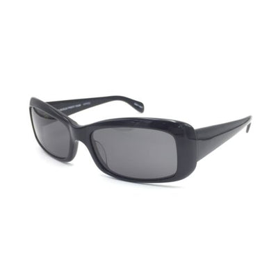 Oliver Peoples Darcey BK Black Rectangular Sunglasses w/ Gray Lenses
