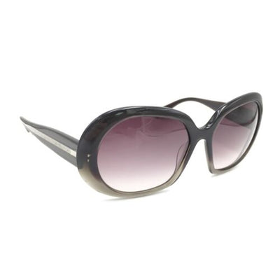 Oliver Peoples Ballerina OBSGR Gray Oval Sunglasses w/ Gradient Dark Gray Lenses