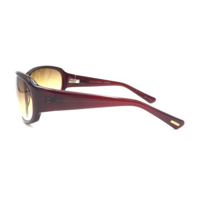 Oliver Peoples Kali Sienna Red Rectangular Sunglasses Gradient Amber Bronze Lens