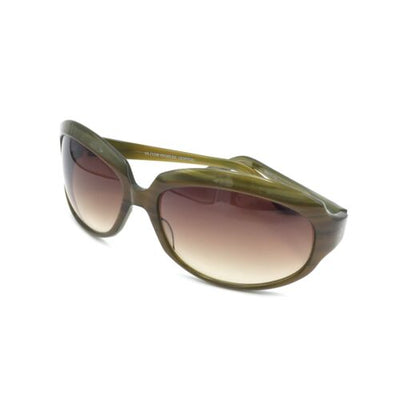 Oliver Peoples La Donna SI Wood Brown Butterfly Sunglasses Gradient Brown Lenses