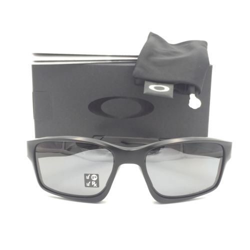 Oakley Chainlink OO9247-15 Matte Black Sunglasses W/ Gray Polarized Lenses