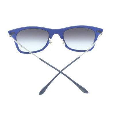New Ray-Ban RB4210 895/8G LightRay Matte Blue Sunglasses W/ Gray Lens 50mm