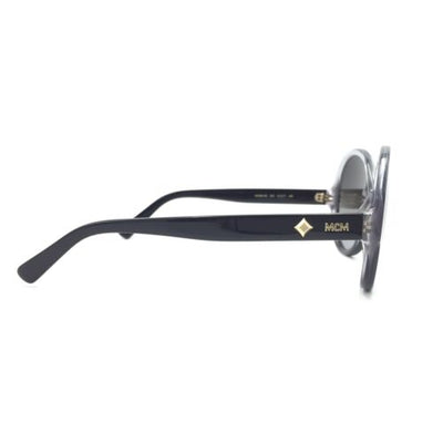Oliver Peoples MCM615S 023 Transparent Black Round Sunglasses Gradient Gray Lens