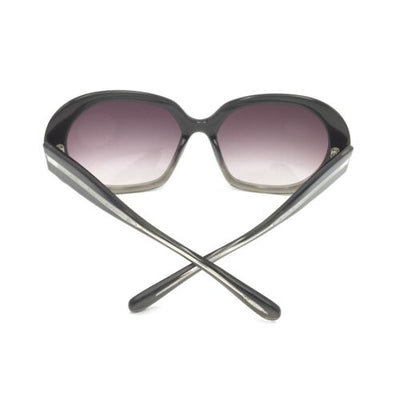Oliver Peoples Ballerina OBSGR Gray Oval Sunglasses w/ Gradient Dark Gray Lenses