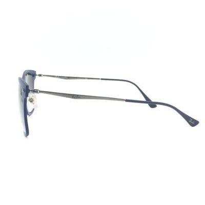 New Ray-Ban RB4210 895/8G LightRay Matte Blue Sunglasses W/ Gray Lens 50mm
