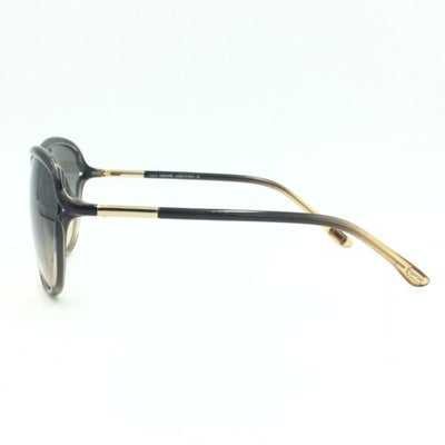 Tom Ford Tabitha TF183 20B Transparent Gray Clear W/ Grey Gradient Lenses 59mm