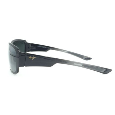 Maui Jim Bamboo Forest 415-02J Black  Gray W/Gray Polarized Lenses 60mm