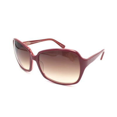 Oliver Peoples Candice SCA Red Pink Butterfly Sunglasses Gradient Brown Lenses