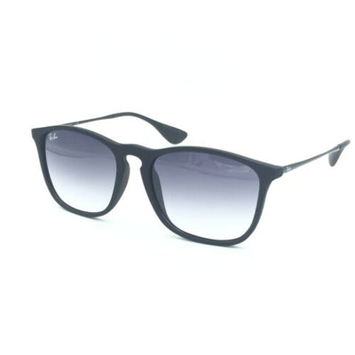 Ray-Ban RB4187 622/8G Chris Black Squared Sunglasses Gradient Lens 54mm