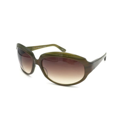 Oliver Peoples La Donna SI Wood Brown Butterfly Sunglasses Gradient Brown Lenses