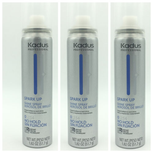 Kadus Professional Spark Up Shine Spray For Women 1.82 oz Lot Of 3