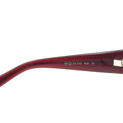 Oliver Peoples Kali Sienna Red Rectangular Sunglasses Gradient Amber Bronze Lens