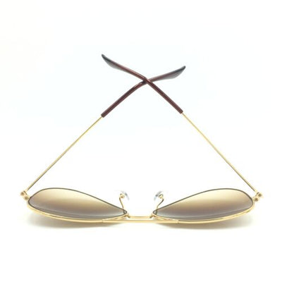 New Ray-Ban RB3026 001/51 Gold Aviator Sunglasses Brown Gradient Lens 62mm