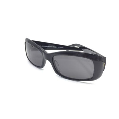 Oliver Peoples Darcey BK Black Rectangular Sunglasses w/ Gray Lenses