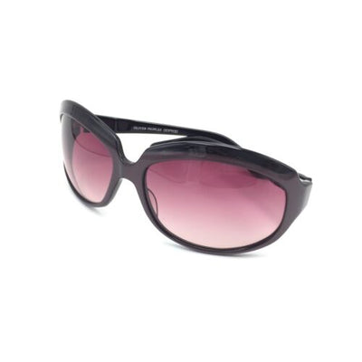 Oliver Peoples AU Black Violet Butterfly Sunglasses w/ Gradient Violet Lenses