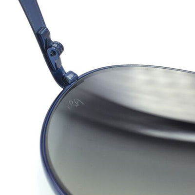 Ray-Ban RB3537 185/11 Round Blue Sunglasses with 51mm Grey Gradient Lenses