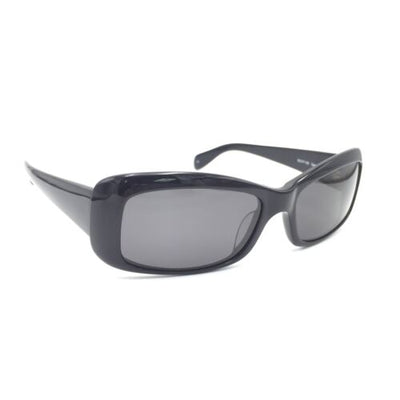 Oliver Peoples Darcey BK Black Rectangular Sunglasses w/ Gray Lenses