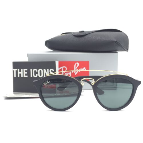 Ray-Ban RB4257-F 601/71 Black Gold  Sunglasses